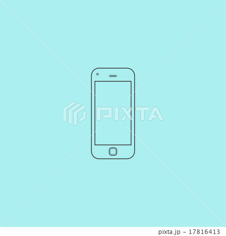 Mobile smartphone icon, sign and button 17816413