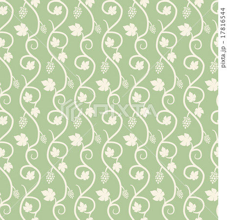 Chain of grape ivy seamless pattern Chain of grape ivy seamless pattern 17816544