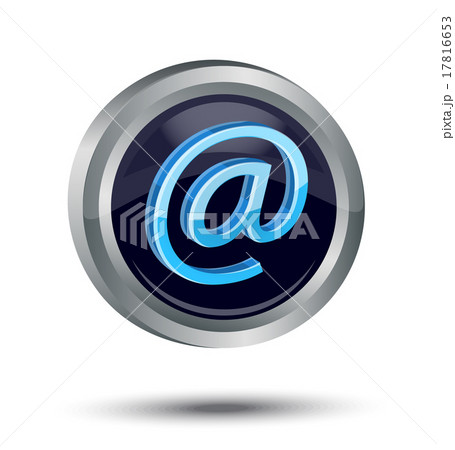 shiny web icon with the image on white background 17816653