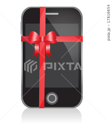 phone with a bow as a gift 17816654