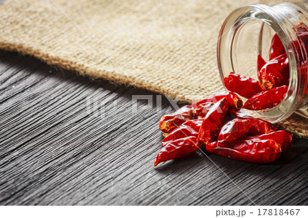 Red Hot Chili Peppers on a wooden board 17818467