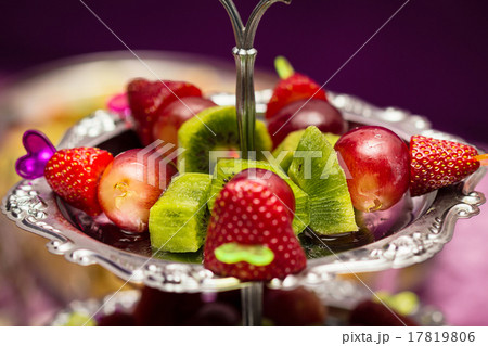 Fruit canape snack 17819806