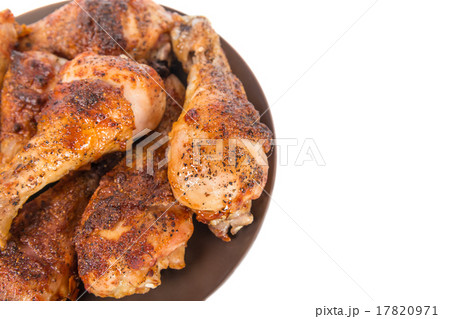 Roasted chicken background Roasted chicken background 17820971