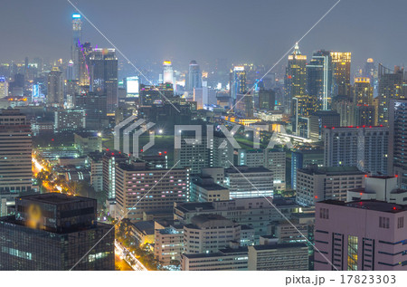 The Modern building Downtown business district of Bangkok. 17823303