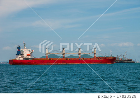 large cargo ship over the sea, thailand 17823529