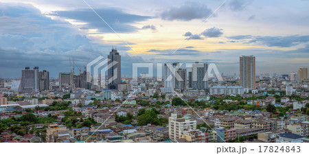 Bangkok cityscape Modern building at twilight time,Thailand Bangkok cityscape Modern building at twilight time,Thailand 17824843
