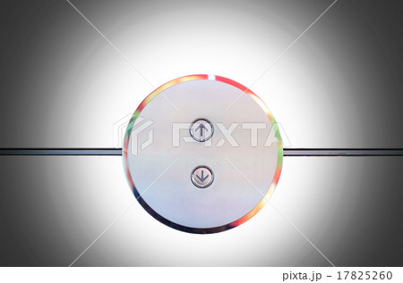 Elevator Button up and down direction on white background 17825260