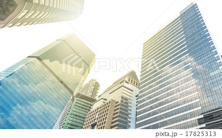 Modern business building glass of skyscrapers, Business concept 17825313
