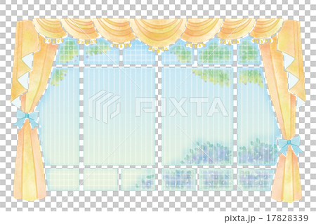 窗簾/窗簾的插圖 窗簾/窗簾的插圖 17828339