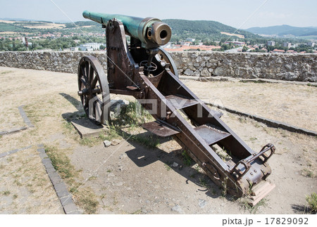Rusty historic cannon, Trencin, Slovakia Rusty historic cannon, Trencin, Slovakia 17829092