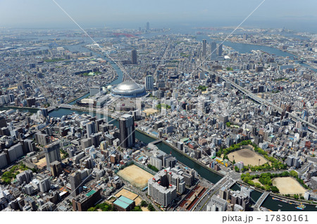 大阪市西区、港区を空撮 17830161