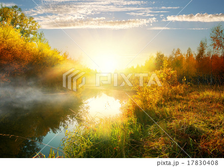 River in autumn 17830408