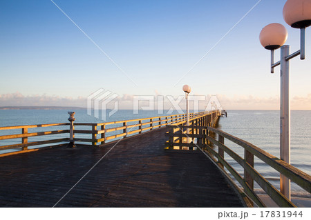 Sunrise on the Pier in Binz, Ruegen Island 17831944