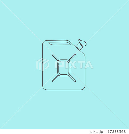 Jerrycan oil vector icon Jerrycan oil vector icon 17833568