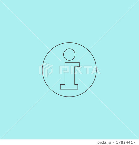 Information sign. Vector icon. 17834417