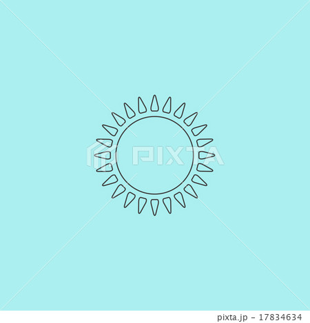 sun icon vector 17834634