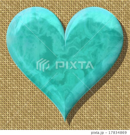 Heart shape frame with seamless generated texture 17834869