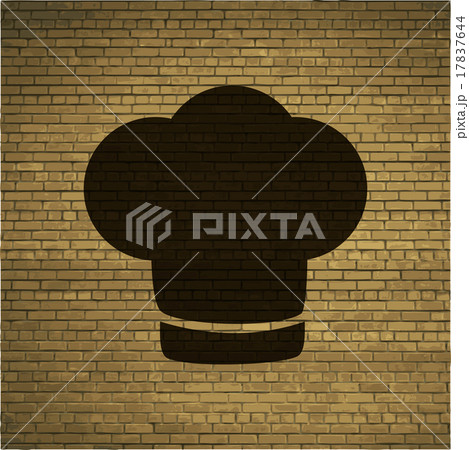 Chef cap. Cooking. Flat modern web button and spac 17837644