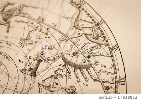 アンティークの天体図 17838952