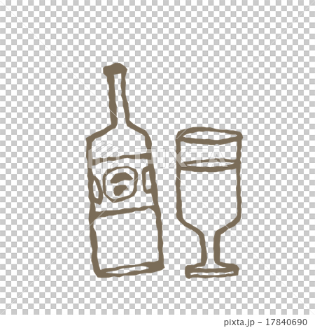 ワインとワイングラス 17840690