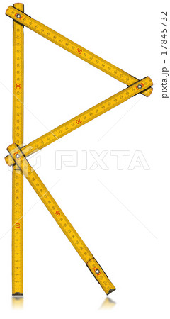 Font R - Old Yellow Meter Ruler Font R - Old Yellow Meter Ruler 17845732