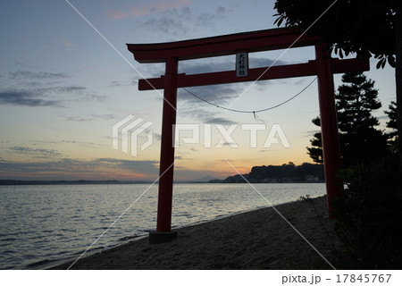 涸沼の夜景 17845767