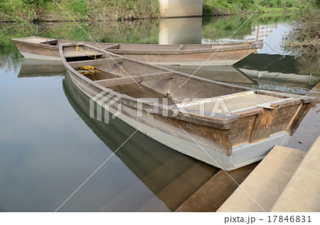 木製の水防船 17846831