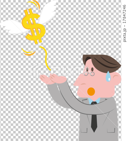 お金が飛んでいく お金が飛んでいく 17847246