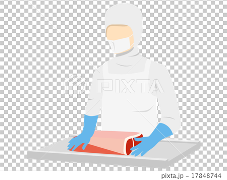 Meat inspection of meat - Stock Illustration [17848744] - PIXTA