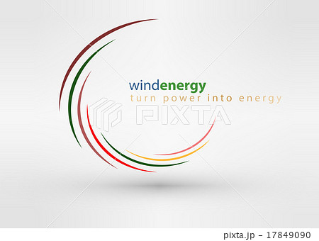 Windmill creative colorful abstract vector logo 17849090