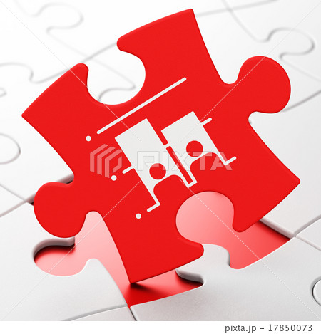 Politics concept: Election on puzzle background Politics concept: Election on puzzle background 17850073