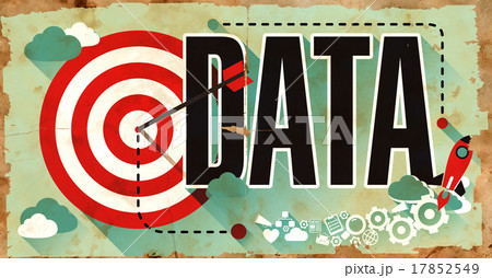 Business Concept. DATA Word on Grunge Poster. 17852549