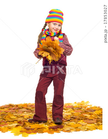 girl on autumn leaves studio shoot girl on autumn leaves studio shoot 17853027