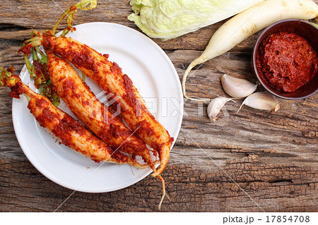 Daikon radishes kimchi korean food Daikon radishes kimchi korean food 17854708