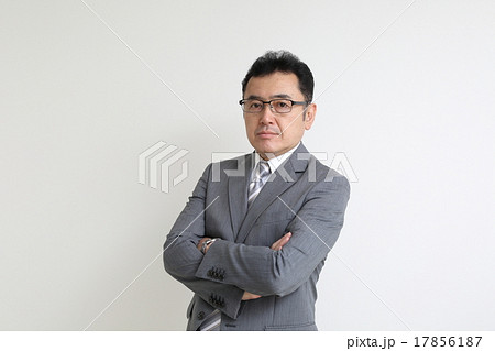眼鏡をかけたシニアビジネスマン 17856187