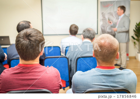Meeting in a conference hall. Meeting in a conference hall. 17856846