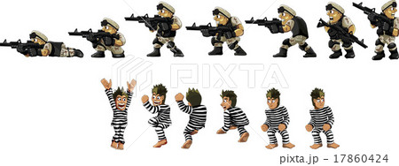 Soldier and prisoner 17860424