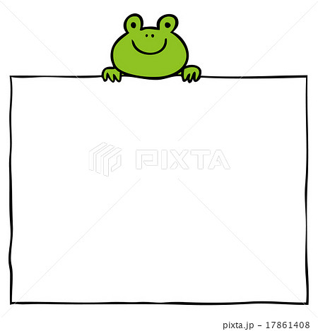 Frog Copy Space Stock Illustration