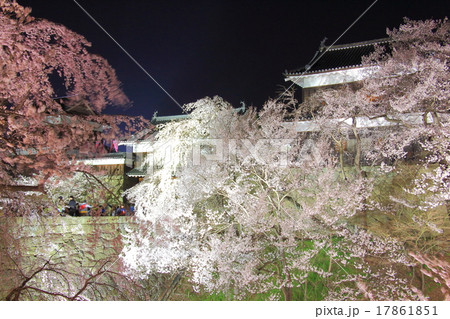 上田城の夜桜 上田城の夜桜 17861851