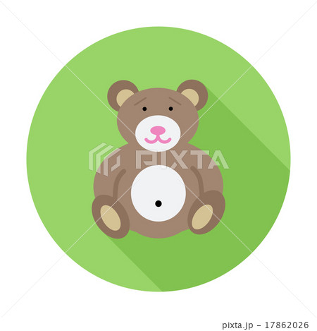 Bear toy icon. Bear toy icon. 17862026
