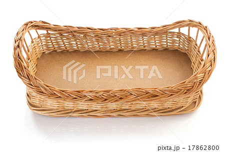 wicker basket isolated on white wicker basket isolated on white 17862800