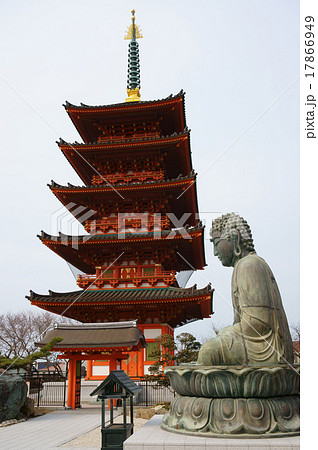 飯沼観音 大仏と五重塔 飯沼観音 大仏と五重塔 17866949
