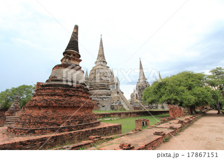タイ　アユタヤ遺跡　ワット・プラシーサンペット 17867151
