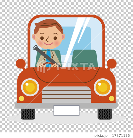 A man who enjoys driving with a car 17871156