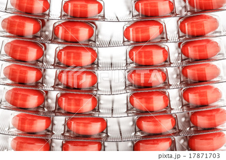 Tablets in plastic packing as background Tablets in plastic packing as background 17871703