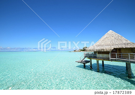 タヒチ ボラボラ島の写真素材