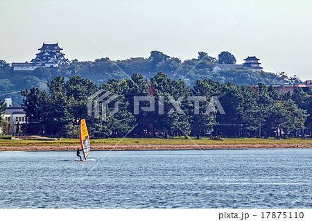琵琶湖より彦根城 17875110
