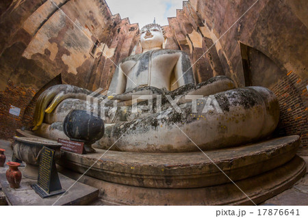 Ancient buddha statue. Ancient buddha statue. 17876641