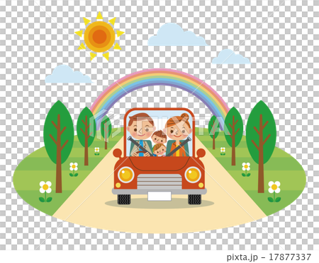 Family who enjoys driving (spring / summer) Family who enjoys driving (spring / summer) 17877337