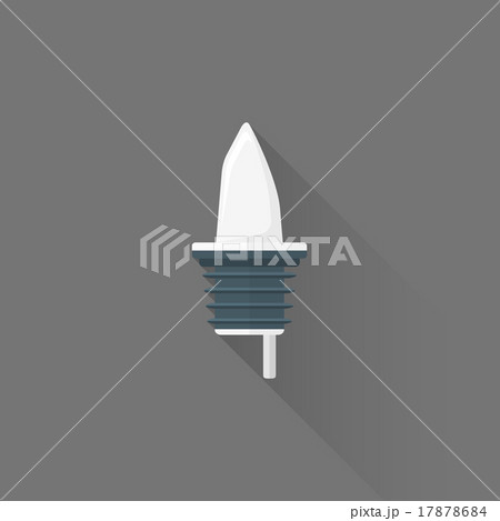 vector flat barman pourer dispenser illustration 17878684